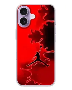 Чехол для iPhone 17 с картинкой «Jordan Red Smoke»