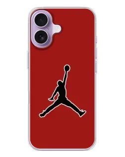 Чехол для iPhone 17 с картинкой «Jordan Red Back»