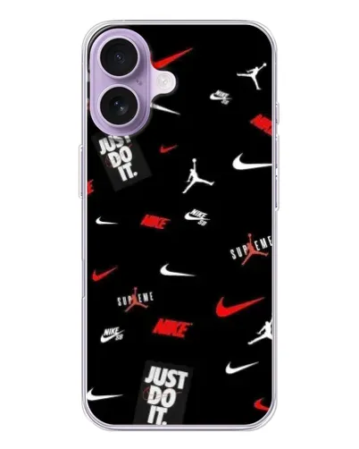 Чехол для iPhone 17 с картинкой «Nike Mix Pattern» Чехол для iPhone 17 с картинкой «Nike Mix Pattern»