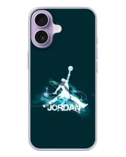 Чехол для iPhone 17 с картинкой «Jordan Blue Fire»