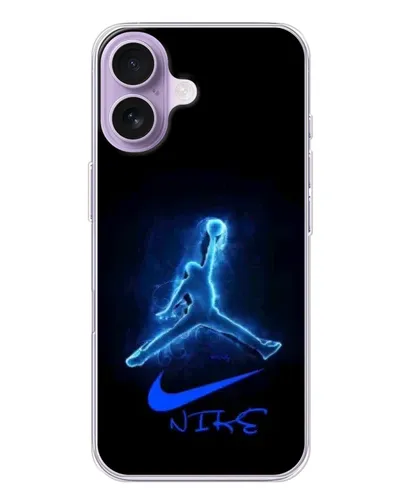 Чехол для iPhone 17 с картинкой «Jordan Neon Blue» Чехол для iPhone 17 с картинкой «Jordan Neon Blue»