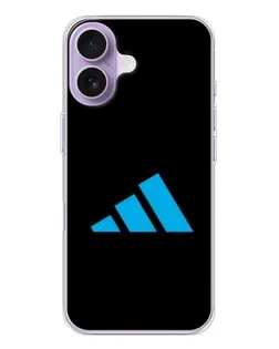 Чехол для iPhone 17 с картинкой «Adidas Cyan Logo»