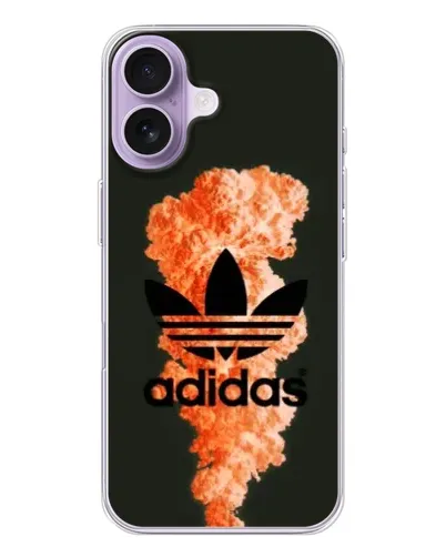 Чехол для iPhone 17 с картинкой «Оранжевый дым Adidas» Чехол для iPhone 17 с картинкой «Оранжевый дым Adidas»