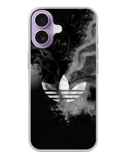 Чехол для iPhone 17 с картинкой «Абстрактный дым Adidas»