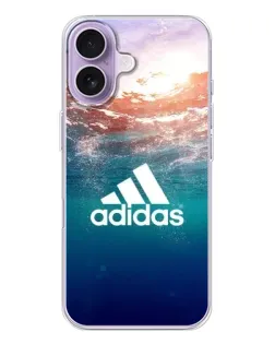 Чехол для iPhone 17 с картинкой «Океанская глубина адидас»