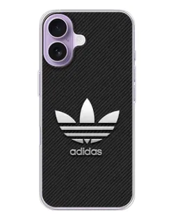 Чехол для iPhone 17 с картинкой «Adidas Карбоновая текстура»