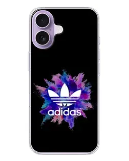 Чехол для iPhone 17 с картинкой «Взрыв красок Adidas»