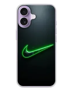 Чехол для iPhone 17 с картинкой «Неоновый контур Nike» Чехол для iPhone 17 с картинкой «Неоновый контур Nike»