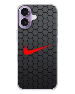 Чехол для iPhone 17 с картинкой «Nike — карбоновая сетка» Чехол для iPhone 17 с картинкой «Nike — карбоновая сетка»