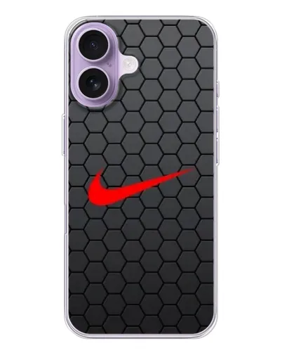 Чехол для iPhone 17 с картинкой «Nike — карбоновая сетка» Чехол для iPhone 17 с картинкой «Nike — карбоновая сетка»