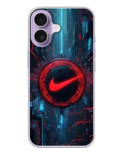 Чехол для iPhone 17 с картинкой «Техногенный стиль Nike» Чехол для iPhone 17 с картинкой «Техногенный стиль Nike»