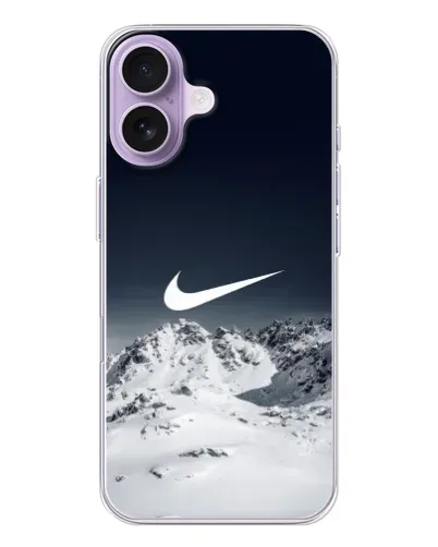 Чехол для iPhone 17 с картинкой «Nike — зимние горы» Чехол для iPhone 17 с картинкой «Nike — зимние горы»