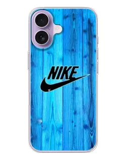 Чехол для iPhone 17 с картинкой «Голубое дерево Nike»