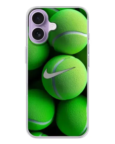 Чехол для iPhone 17 с картинкой «Теннисные мячи Найк» Чехол для iPhone 17 с картинкой «Теннисные мячи Найк»