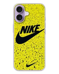 Чехол для iPhone 17 с картинкой «Желтый текстурный Nike»