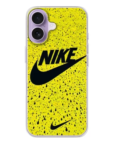 Чехол для iPhone 17 с картинкой «Желтый текстурный Nike» Чехол для iPhone 17 с картинкой «Желтый текстурный Nike»