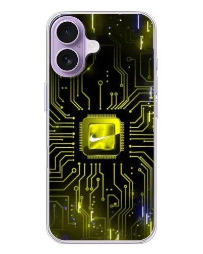 Чехол для iPhone 17 с картинкой «Nike — золотая искра» Чехол для iPhone 17 с картинкой «Nike — золотая искра»