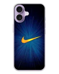 Чохол для iPhone 17 з картинкою «Синій пульс Nike» Чохол для iPhone 17 з картинкою «Синій пульс Nike»