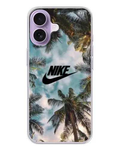 Чохол для iPhone 17 з картинкою «Тропічний принт Nike» Чохол для iPhone 17 з картинкою «Тропічний принт Nike»