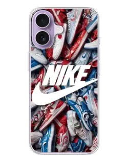 Чохол для iPhone 17 з картинкою «Колаж кросівок Найк» Чохол для iPhone 17 з картинкою «Колаж кросівок Найк»