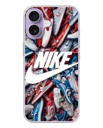 Чохол для iPhone 17 з картинкою «Колаж кросівок Найк» Чохол для iPhone 17 з картинкою «Колаж кросівок Найк»