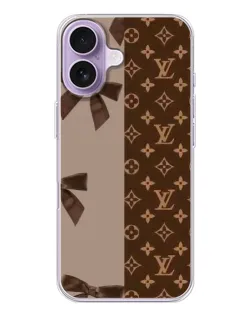 Чехол для iPhone 17 с картинкой «Louis Vuitton — банты»