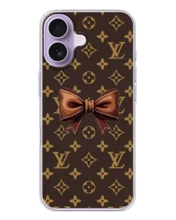 Чехол для iPhone 17 с картинкой «LV с бантом»