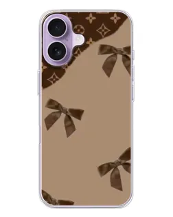 Чехол для iPhone 17 с картинкой «LV — кофейный атлас»