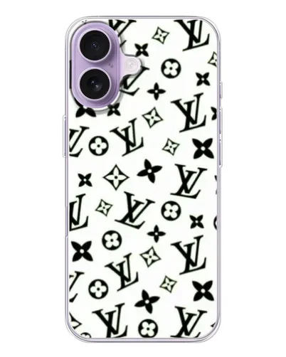 Чехол для iPhone 17 с картинкой «Монохромный хаос LV» Чехол для iPhone 17 с картинкой «Монохромный хаос LV»