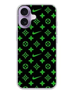 Чехол для iPhone 17 с картинкой «Неоновый принт LV»