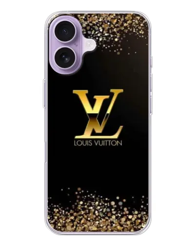 Чехол для iPhone 17 с картинкой «LV — золотые искры» Чехол для iPhone 17 с картинкой «LV — золотые искры»