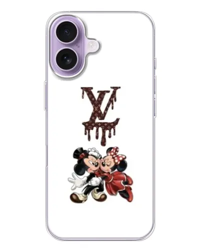 Чехол для iPhone 17 с картинкой «LV и Микки Маус» Чехол для iPhone 17 с картинкой «LV и Микки Маус»