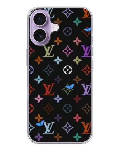 Чехол для iPhone 17 с картинкой «Цветная монограмма LV» Чехол для iPhone 17 с картинкой «Цветная монограмма LV»