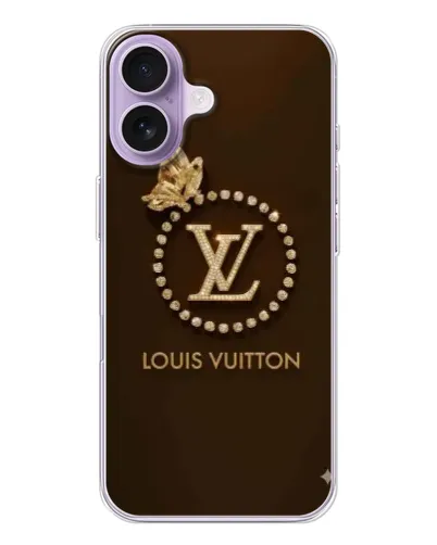 Чехол для iPhone 17 с картинкой «LV — золотая печать» Чехол для iPhone 17 с картинкой «LV — золотая печать»