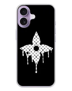 Чехол для iPhone 17 с картинкой «Цветочная монограмма»