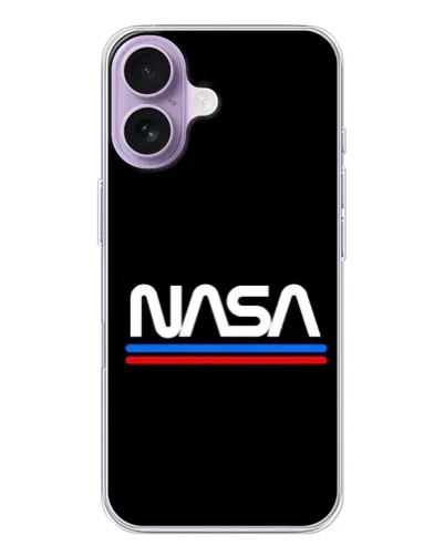 Чехол для iPhone 17 с картинкой «NASA — классика Red Blue» Чехол для iPhone 17 с картинкой «NASA — классика Red Blue»