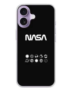 Чехол для iPhone 17 с картинкой «NASA — технический принт»
