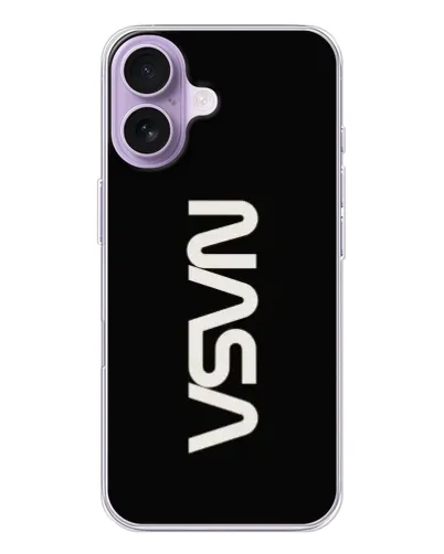 Чехол для iPhone 17 с картинкой «NASA — вертикальный логотип» Чехол для iPhone 17 с картинкой «NASA — вертикальный логотип»