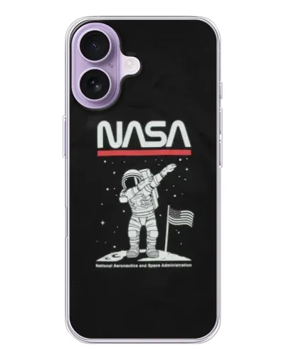 Чехол для iPhone 17 с картинкой «NASA — шагаем по Луне» Чехол для iPhone 17 с картинкой «NASA — шагаем по Луне»