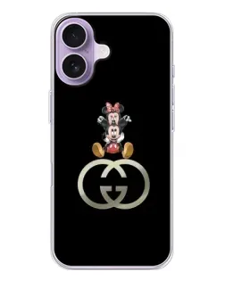 Чехол для iPhone 17 с картинкой «Минни Маус на лого»