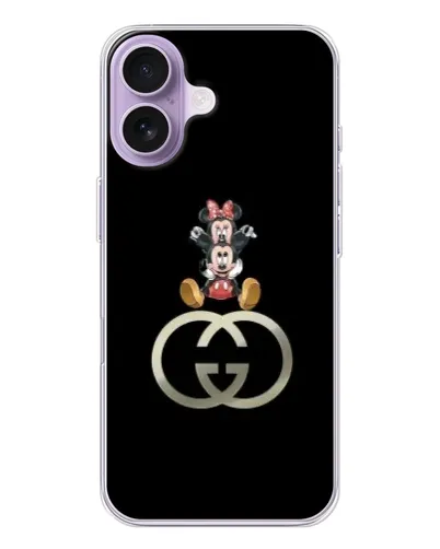Чехол для iPhone 17 с картинкой «Минни Маус на лого» Чехол для iPhone 17 с картинкой «Минни Маус на лого»