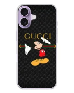 Чехол для iPhone 17 с картинкой «Микки Маус Gucci»