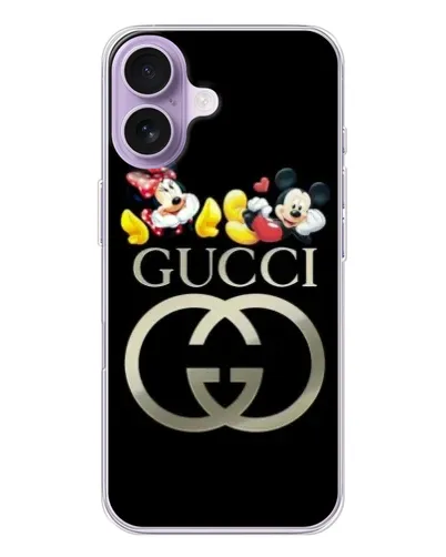 Чехол для iPhone 17 с картинкой «Gucci — герои Disney» Чехол для iPhone 17 с картинкой «Gucci — герои Disney»