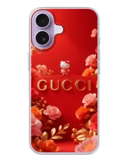 Чехол для iPhone 17 с картинкой «Gucci — золотой сад»
