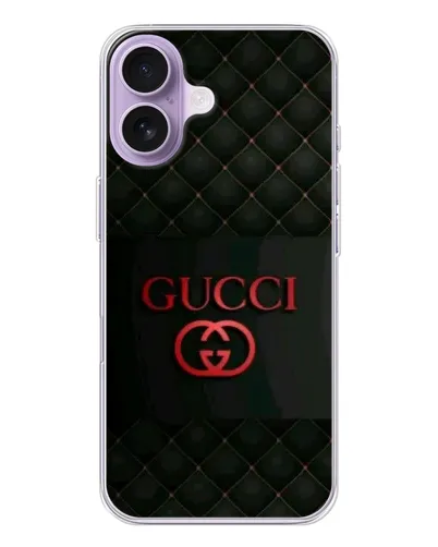 Чехол для iPhone 17 с картинкой «Gucci — стеганый черный» Чехол для iPhone 17 с картинкой «Gucci — стеганый черный»