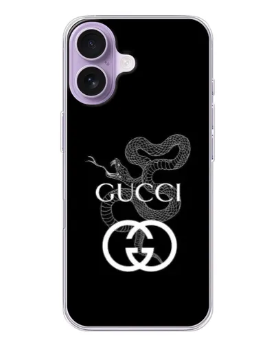 Чехол для iPhone 17 с картинкой «Gucci — серебряная змея» Чехол для iPhone 17 с картинкой «Gucci — серебряная змея»