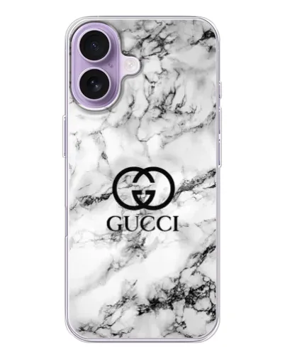 Чехол для iPhone 17 с картинкой «Gucci — мраморный шик» Чехол для iPhone 17 с картинкой «Gucci — мраморный шик»