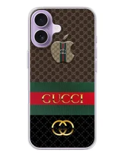 Чехол для iPhone 17 с картинкой «Gucci — брендированный десерт»