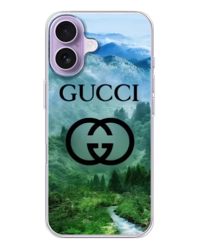 Чехол для iPhone 17 с картинкой «Gucci — горный пейзаж» Чехол для iPhone 17 с картинкой «Gucci — горный пейзаж»