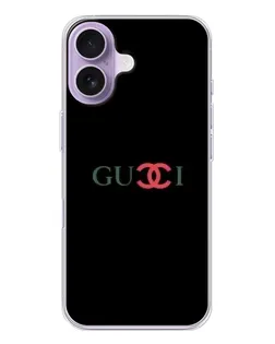 Чехол для iPhone 17 с картинкой «Gucci — красный градиент»